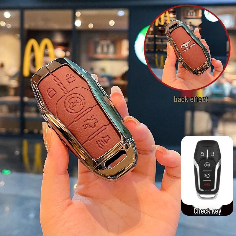 Ford Mustang Key Case for Taurus, Mach-E, Shelby, Cobra - High-End Car Shell Bag
Ford Mustang Key Case for Taurus, Mach-E, Shelby, Cobra - High-End Car Shell Bag