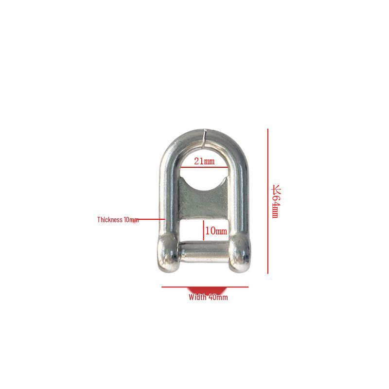 Stainless Steel D-Shaped Bow Shackle with Allen Pin for Playgrounds - Safety Buckle, Load-Bearing Suspension Fastener.
Stainless Steel D-Shaped Bow Shackle with Allen Pin for Playgrounds - Safety Buckle, Load-Bearing Suspension Fastener.