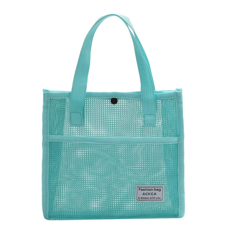 Portable Large Capacity Women s Bag Solid Color Breathable Women s Handle Bag Mesh Beach Bag Shopping Top-Handle Bags зелений
Portable Large Capacity Women s Bag Solid Color Breathable Women s Handle Bag Mesh Beach Bag Shopping Top-Handle Bags зелений