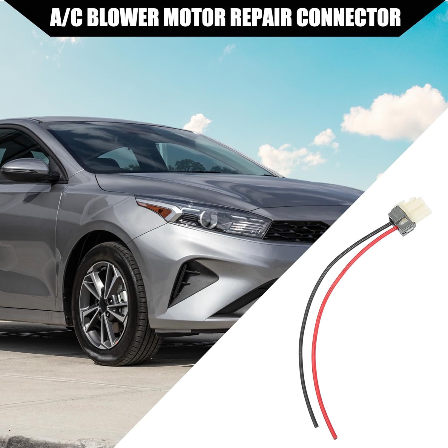 Blower Motor Connector Plug Wire Harness 8 Pigtail Kit with Heat Shrinks Connectors for Kia Forte 2013-2018/8 Inches A/C Blower Motor Pigtail Wiring
Blower Motor Connector Plug Wire Harness 8 Pigtail Kit with Heat Shrinks Connectors for Kia Forte 2013-2018/8 Inches A/C Blower Motor Pigtail Wiring