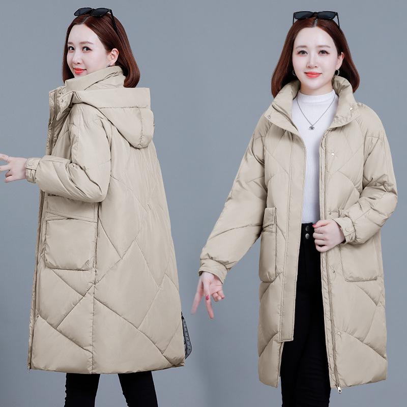 Women s Long Over-the-Knee Thickened Cotton Coat - 2025 Winter Collection XL (130-145 kg)
Women s Long Over-the-Knee Thickened Cotton Coat - 2025 Winter Collection XL (130-145 kg)