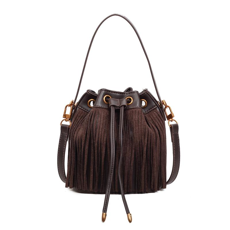 Fashi Exquisite Tassel Solid Faux Suede Bucket Shoulder & Crossbody Bags 2026 New String Persality Classic Women s Handbags кавовий
Fashi Exquisite Tassel Solid Faux Suede Bucket Shoulder & Crossbody Bags 2026 New String Persality Classic Women s Handbags кавовий