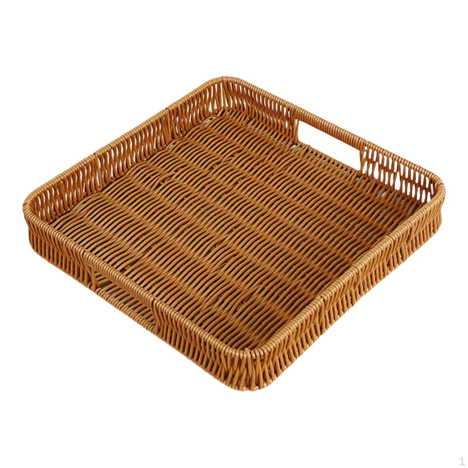 Elegant Wicker Serving Tray for Kitchen Dining M
Elegant Wicker Serving Tray for Kitchen Dining M