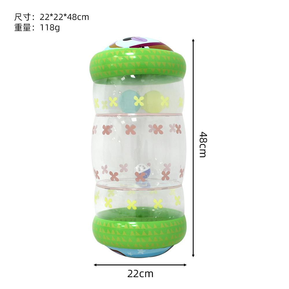 PVC Inflatable Roller Baby Crawling Toy with Rattles Rolling Play Roller Inflatable Rattle Toy for Toddlers Infant Plaything
PVC Inflatable Roller Baby Crawling Toy with Rattles Rolling Play Roller Inflatable Rattle Toy for Toddlers Infant Plaything