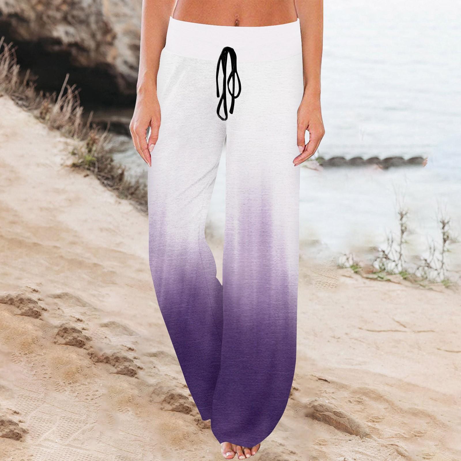 Женские спортивные брюки, спальные брюки, напечатанные широкие брюки на шнурке, повседневные брюки с карманами XXXL фиолетовый
Женские спортивные брюки, спальные брюки, напечатанные широкие брюки на шнурке, повседневные брюки с карманами XXXL фиолетовый