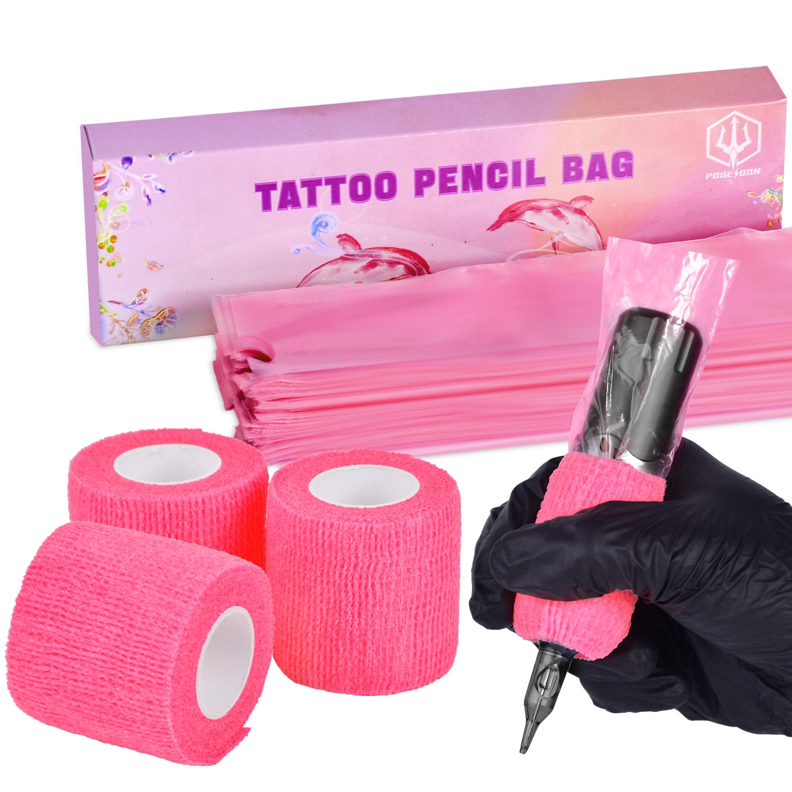 Wholesale Tattoo Pencil Sleeve Bag Covers 200Pcs and 3Pcs Pink Bandage Practice Taattoo Sets Microblading Supplie for Artists
Wholesale Tattoo Pencil Sleeve Bag Covers 200Pcs and 3Pcs Pink Bandage Practice Taattoo Sets Microblading Supplie for Artists