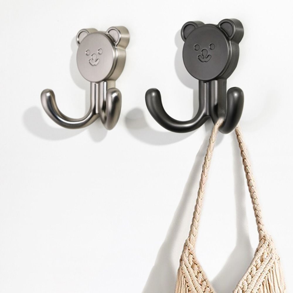 Bear shape Wall Hanging Hook Strong Bearing Capacity Wall Coat Rack Hanging Clothes Hook Bedroom style 2
Bear shape Wall Hanging Hook Strong Bearing Capacity Wall Coat Rack Hanging Clothes Hook Bedroom style 2
