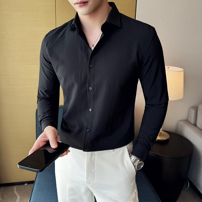 2026 Spring Summer Men Shirt Men s Casual Loose Korean Style Shirts Male Trendy Long-Sleeved Buttoned Shirts Male Top Fashion 4XL чорний
2026 Spring Summer Men Shirt Men s Casual Loose Korean Style Shirts Male Trendy Long-Sleeved Buttoned Shirts Male Top Fashion 4XL чорний