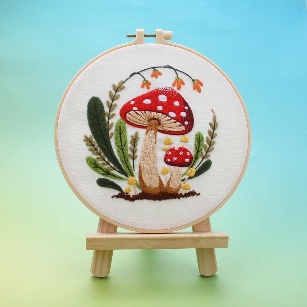 Mushroom Embroidery Kits for Beginners ,Adults Starter Cross Stitch Kit DIY Needlepoint,Art Craft Handy Sewing Set
Mushroom Embroidery Kits for Beginners ,Adults Starter Cross Stitch Kit DIY Needlepoint,Art Craft Handy Sewing Set