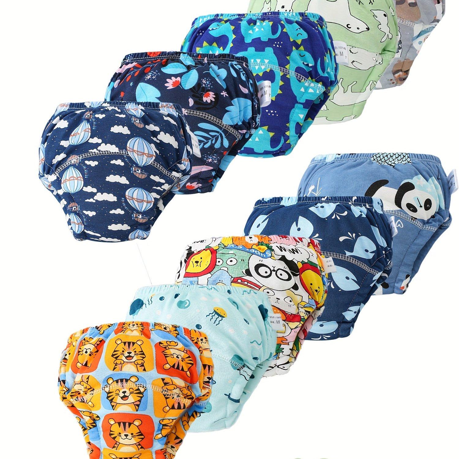 10pcs Baby Training Pants - Breathable Mid-Rise Diaper Training Pants with Cute Animal & Holiday Patterns Soft Stretchy Fabric 15-20kg морской синий
10pcs Baby Training Pants - Breathable Mid-Rise Diaper Training Pants with Cute Animal & Holiday Patterns Soft Stretchy Fabric 15-20kg морской синий