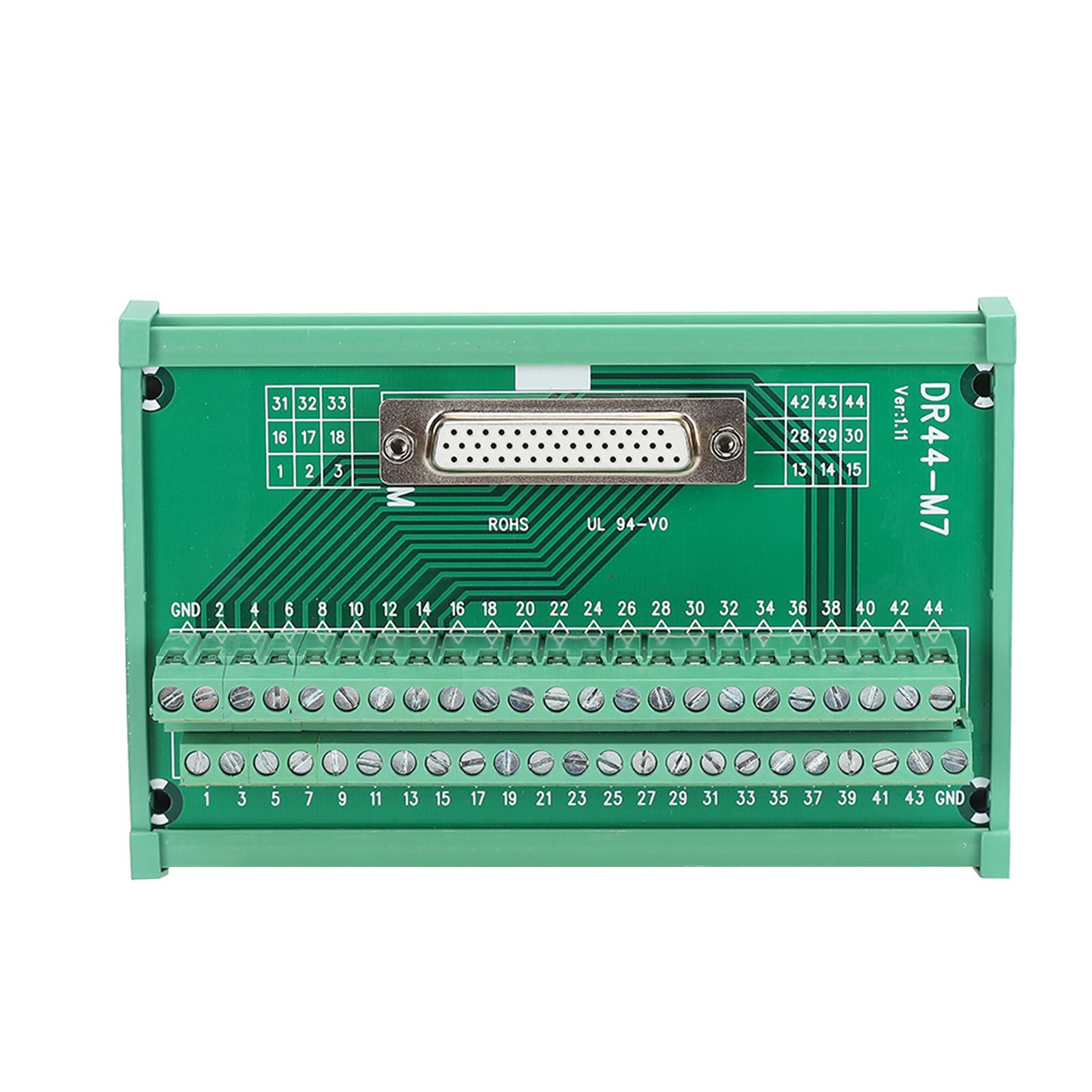 Terminal Block Female Header Interface Connector Break Out Board Module DC 60V DR44‑M7
Terminal Block Female Header Interface Connector Break Out Board Module DC 60V DR44‑M7
