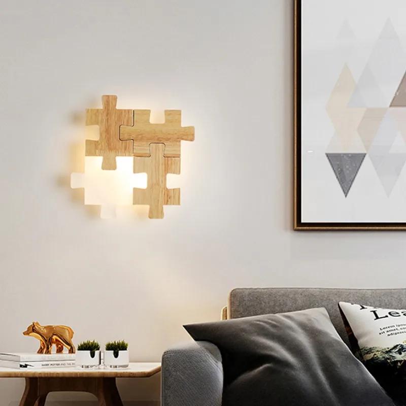 Nordic Combination Puzzle Personality Creative Solid Wood Спальня Прикроватная тумбочка Светодиодный настенный светильник Ультратонкие лампы специальной формы
Nordic Combination Puzzle Personality Creative Solid Wood Спальня Прикроватная тумбочка Светодиодный настенный светильник Ультратонкие лампы специальной формы