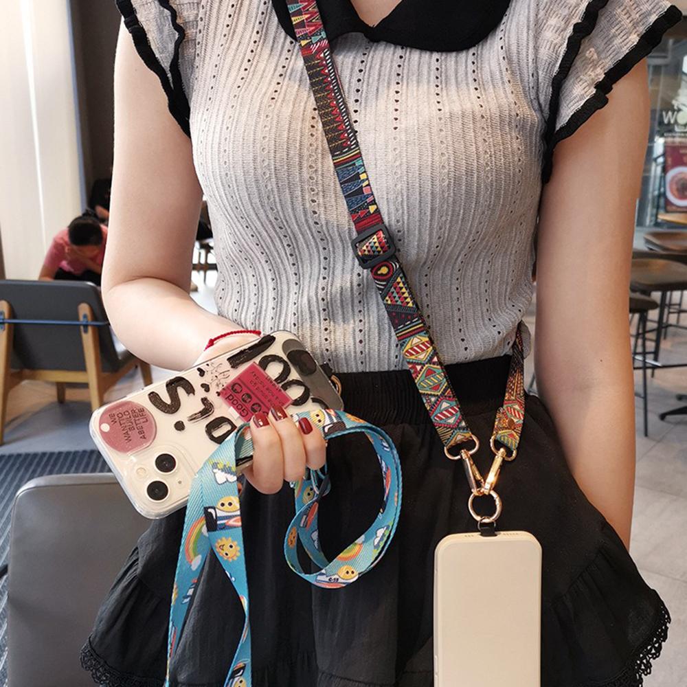 Crossbody Phone Lanyard Ethnic Style Nylon Phone Strap with Tether Tab + Hanging Ropes,Total Length: 120cm Nautical Log 
Crossbody Phone Lanyard Ethnic Style Nylon Phone Strap with Tether Tab + Hanging Ropes,Total Length: 120cm Nautical Log