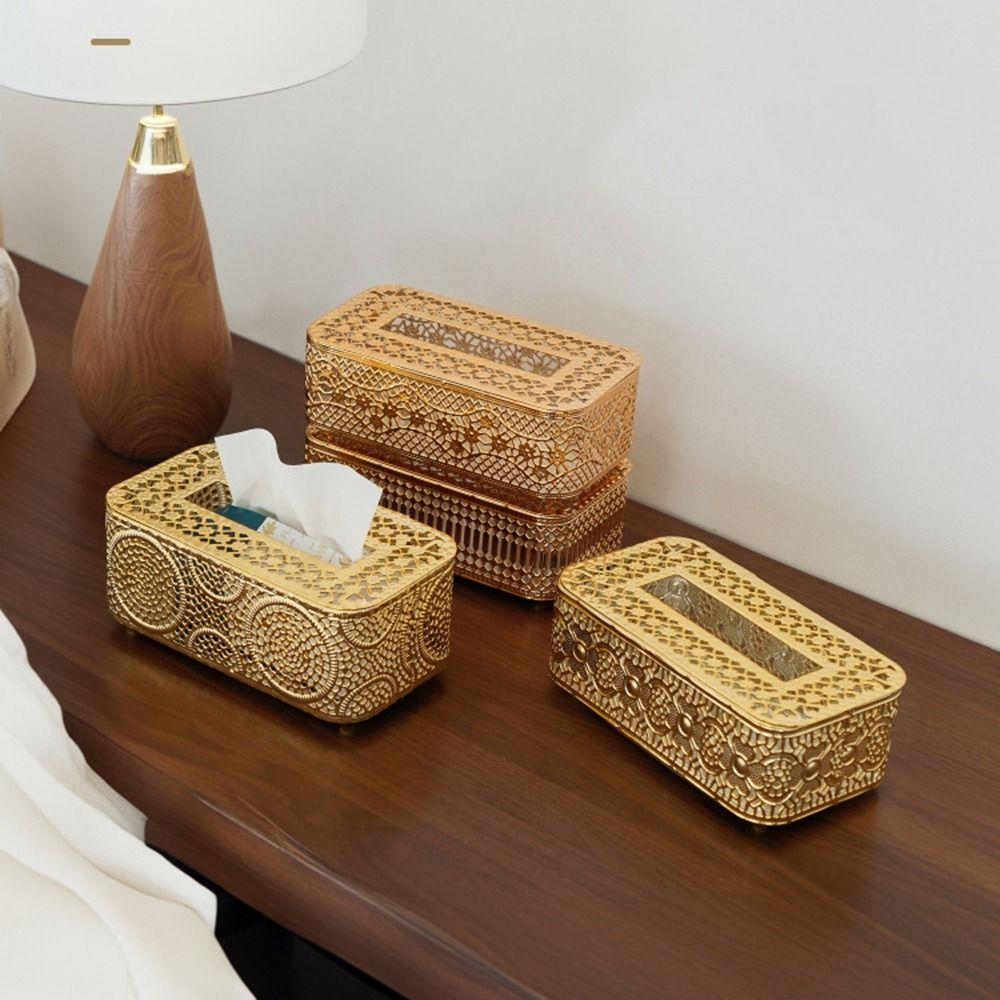 Hollow Toilet Paper Holder Luxury Tissue Paper Storage Holder Simple Iron Tissue Box Bedroom Style 1
Hollow Toilet Paper Holder Luxury Tissue Paper Storage Holder Simple Iron Tissue Box Bedroom Style 1