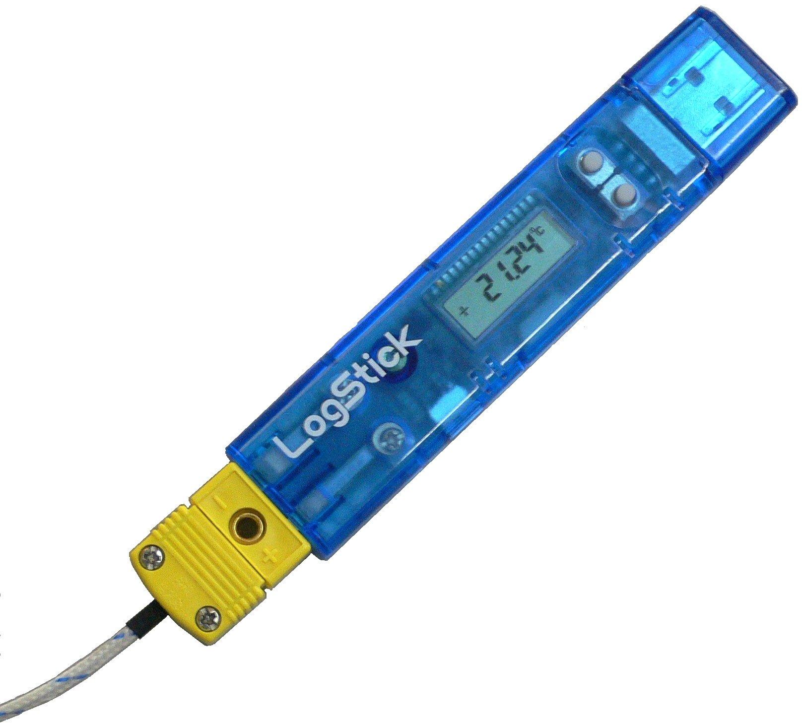 LogStick Thermocouple Data Logger High Precision Thermometer Glass Covered K Type Thermocouple Included Antiviral and Antibacterial Compatible
LogStick Thermocouple Data Logger High Precision Thermometer Glass Covered K Type Thermocouple Included Antiviral and Antibacterial Compatible