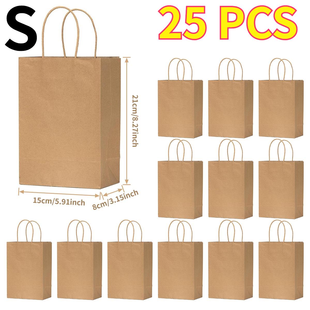 25/50 PCS Wide-Gusset Kraft Gift Bags with Handles – Brown Paper Sacks in Bulk for Gifts, Retail, Party Favors & Shopping
25/50 PCS Wide-Gusset Kraft Gift Bags with Handles – Brown Paper Sacks in Bulk for Gifts, Retail, Party Favors & Shopping