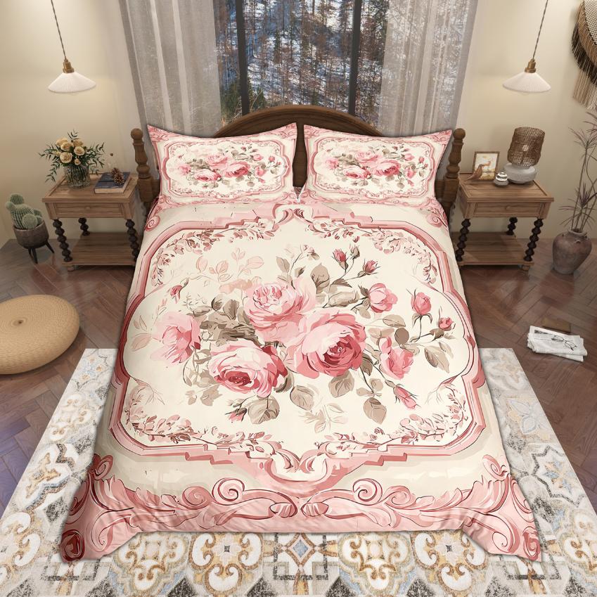 Homewish Vintagel Floral Flower Duvet Cover Set for Girls Women 2pcs/3pcs, Retro Blossoms Bedding, Botanical Plant Bed Set DE XS 100x135cm 2pcs&set
Homewish Vintagel Floral Flower Duvet Cover Set for Girls Women 2pcs/3pcs, Retro Blossoms Bedding, Botanical Plant Bed Set DE XS 100x135cm 2pcs&set