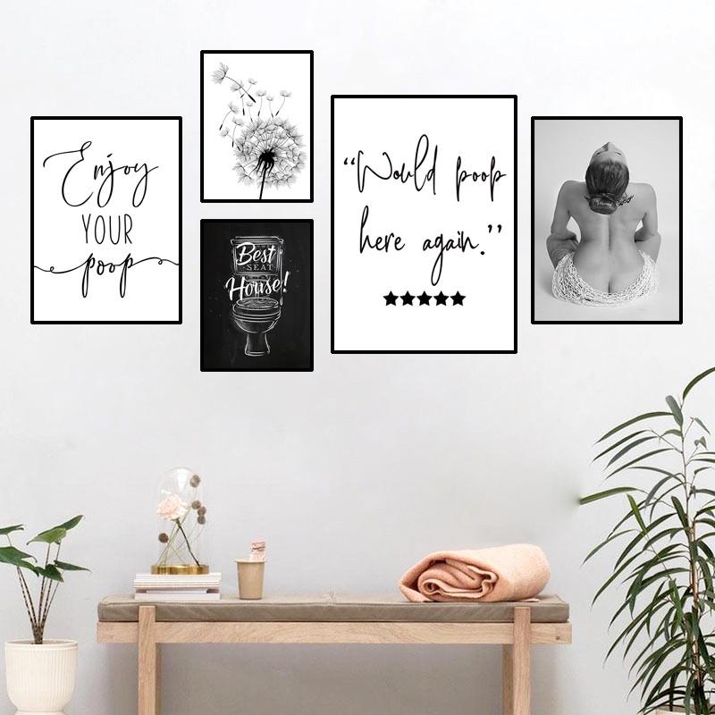 Будет какать здесь снова, холст, настенный художественный постер для туалета, одуванчик, черно-белые настенные принты, забавные цитаты, декор для ванной комнаты HD2940 
Будет какать здесь снова, холст, настенный художественный постер для туалета, одуванчик, черно-белые настенные принты, забавные цитаты, декор для ванной комнаты HD2940