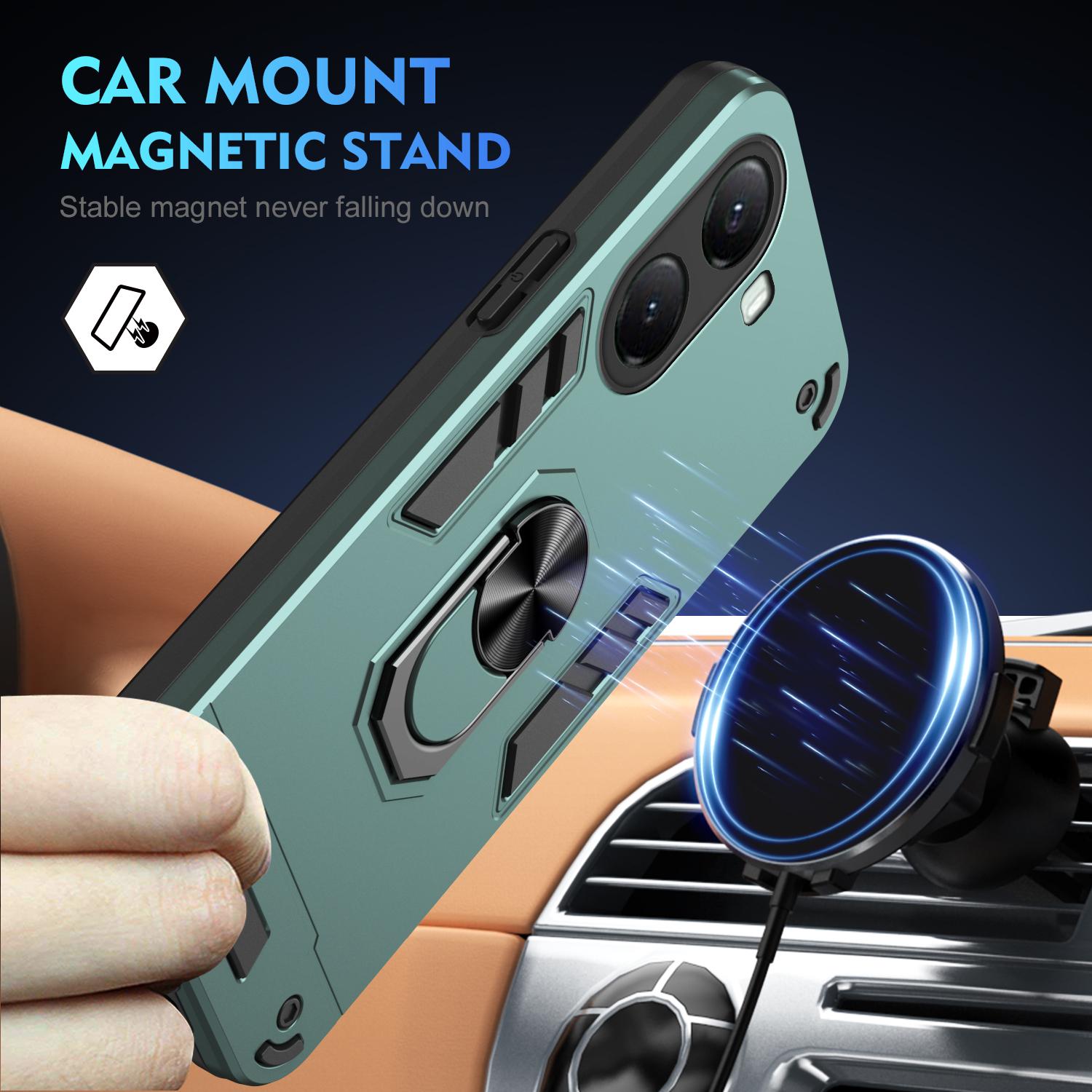 For Xiaomi Poco X7 Pro 5G Case PC+TPU Drop Defend Phone Cover with Ring Kickstand Black
For Xiaomi Poco X7 Pro 5G Case PC+TPU Drop Defend Phone Cover with Ring Kickstand Black