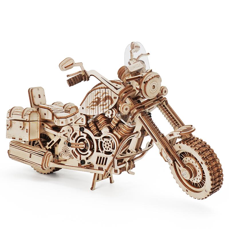 Robotime Motorcycle Puzzle 3D Wooden DIY Children Game Assembly Wood Model Kit Building Blocks Decoration for Gift
Robotime Motorcycle Puzzle 3D Wooden DIY Children Game Assembly Wood Model Kit Building Blocks Decoration for Gift