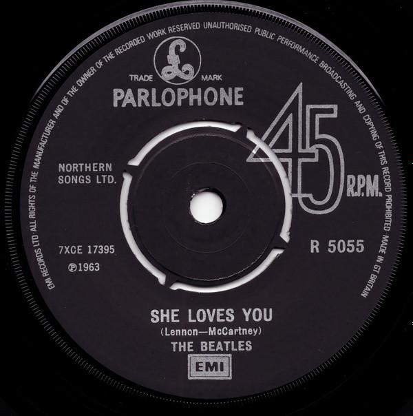 7inch Record BEATLES - She Loves You / I ll Get You R5055 Parlophone, App 1976 UK Rock Used
7inch Record BEATLES - She Loves You / I ll Get You R5055 Parlophone, App 1976 UK Rock Used