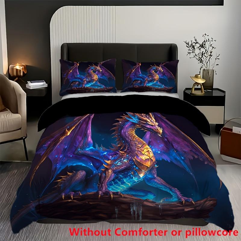 2/3pcs 3D Cool Dragon Print Duvet Cover Set (1 Duvet Cover + 1/2 Pillowcase Without Core) Soft Comfortable Bedding Set EU Twin(135x200cm)
2/3pcs 3D Cool Dragon Print Duvet Cover Set (1 Duvet Cover + 1/2 Pillowcase Without Core) Soft Comfortable Bedding Set EU Twin(135x200cm)