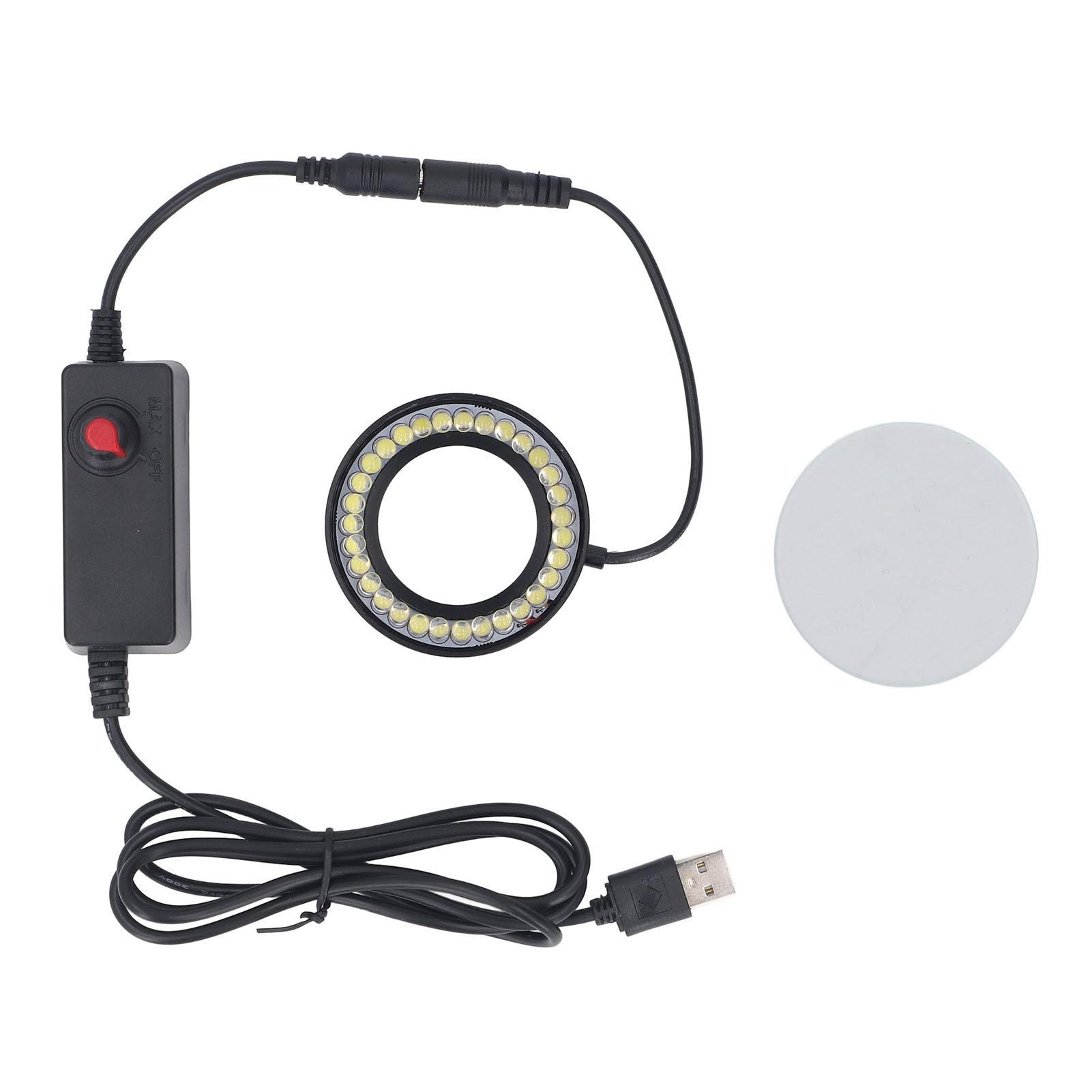 5V USB Ring Light 31 LED Beads Adjustable Brightness Circular Fill Lamp for 46mm Monocular and
5V USB Ring Light 31 LED Beads Adjustable Brightness Circular Fill Lamp for 46mm Monocular and