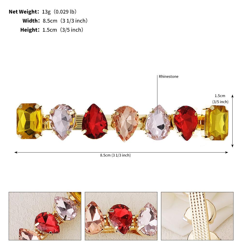 Kids Colorful Rhinestone Spring Hair Clips Versatile Daily Niche Headwear Delicate Small Barrettes For Girls
Kids Colorful Rhinestone Spring Hair Clips Versatile Daily Niche Headwear Delicate Small Barrettes For Girls