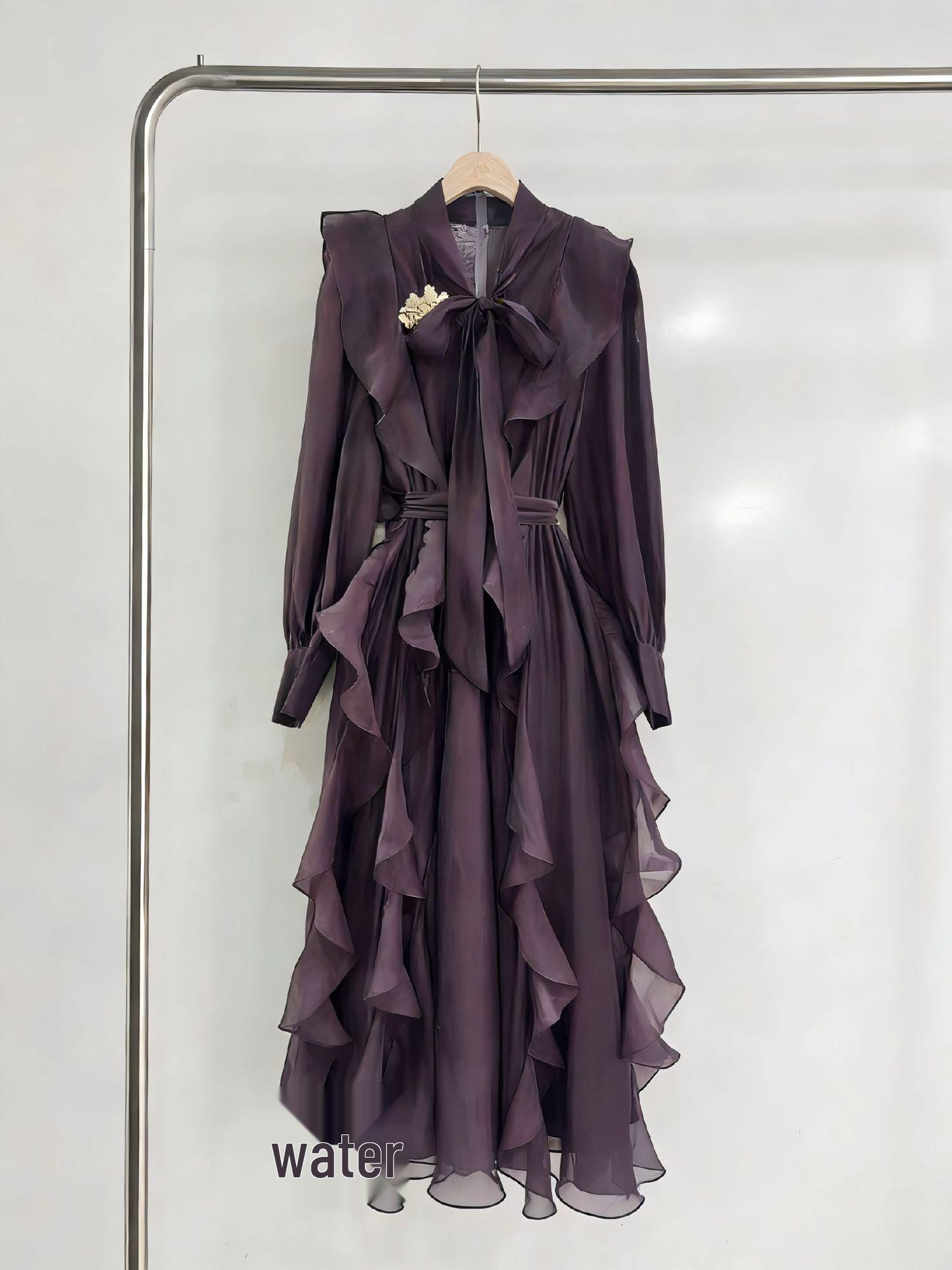 Elegant Designer Pleated Ruffle Cake Dress with Waist-Cinching Lace-Up, Niche Style XL коричневый
Elegant Designer Pleated Ruffle Cake Dress with Waist-Cinching Lace-Up, Niche Style XL коричневый