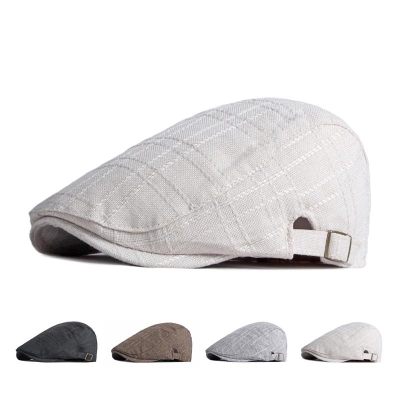 Мужская шляпа Имитация льняного берета Газетчик Кепки для мужчин Британская винтажная повседневная кепка Гатсби Художники Шляпы Плоские кепки Водитель Шляпа Плюща 
Мужская шляпа Имитация льняного берета Газетчик Кепки для мужчин Британская винтажная повседневная кепка Гатсби Художники Шляпы Плоские кепки Водитель Шляпа Плюща