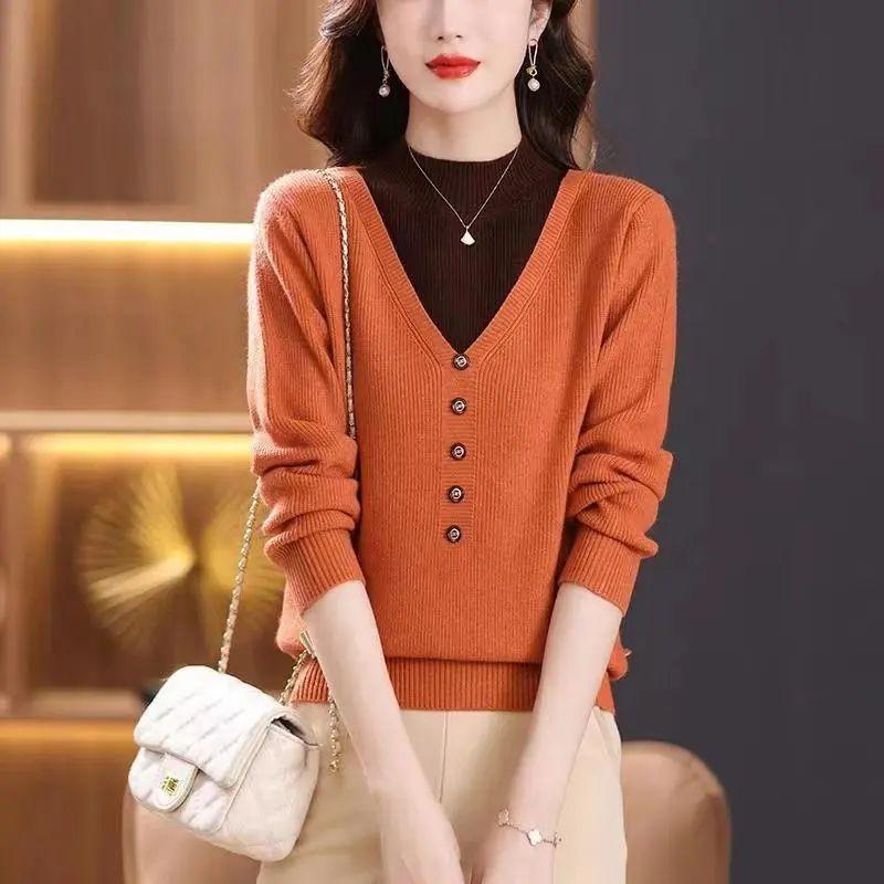 Женский вязаный свитер Наряд мамы Осень и зима Новый стиль Свободный базовый вязаный свитер 3XL
Женский вязаный свитер Наряд мамы Осень и зима Новый стиль Свободный базовый вязаный свитер 3XL