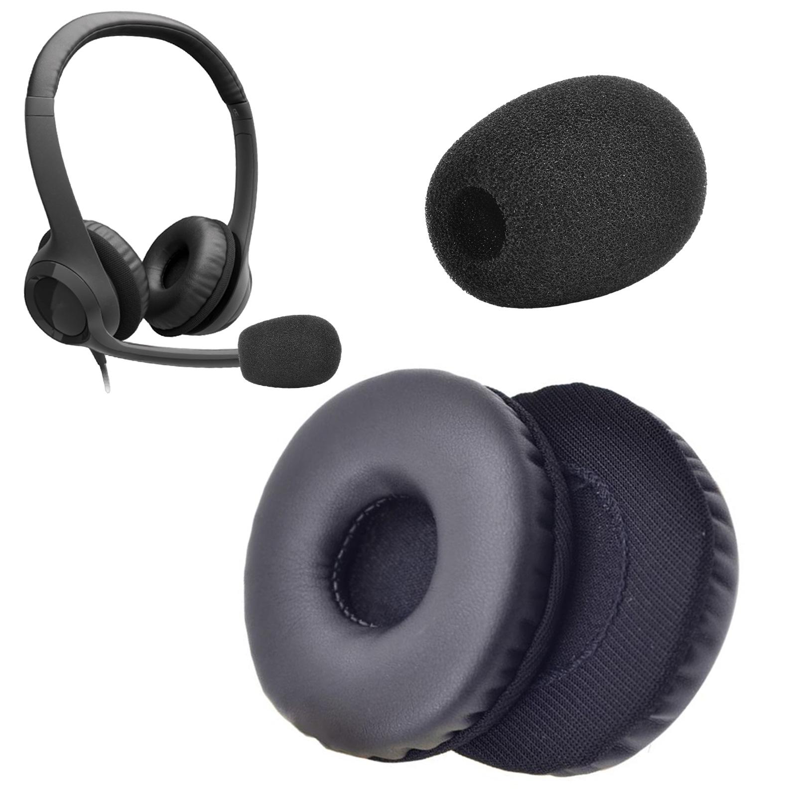 Replacement Foam Ear Pads Foam Microphone Windscreen for Logitech H390/H600 H609 Wireless Headsets Ear Cushions
Replacement Foam Ear Pads Foam Microphone Windscreen for Logitech H390/H600 H609 Wireless Headsets Ear Cushions
