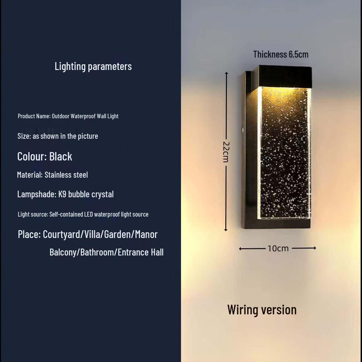 Stainless Steel Waterproof Outdoor Wall Light for Stairways, Corridors, and Balconies White Light
Stainless Steel Waterproof Outdoor Wall Light for Stairways, Corridors, and Balconies White Light