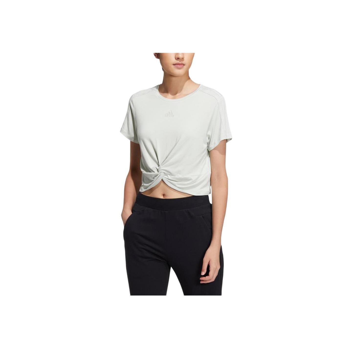 Adidas Solid Color Irregular Cropped Round Neck Short Sleeve T-Shirt Women Tops Linen-Green HR8403 2XL
Adidas Solid Color Irregular Cropped Round Neck Short Sleeve T-Shirt Women Tops Linen-Green HR8403 2XL