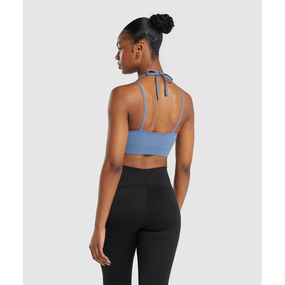 GYMSHARK Укороченная майка на бретельках с воротником-халтершейком Faded Blue B7A1A UCMG XS
GYMSHARK Укороченная майка на бретельках с воротником-халтершейком Faded Blue B7A1A UCMG XS