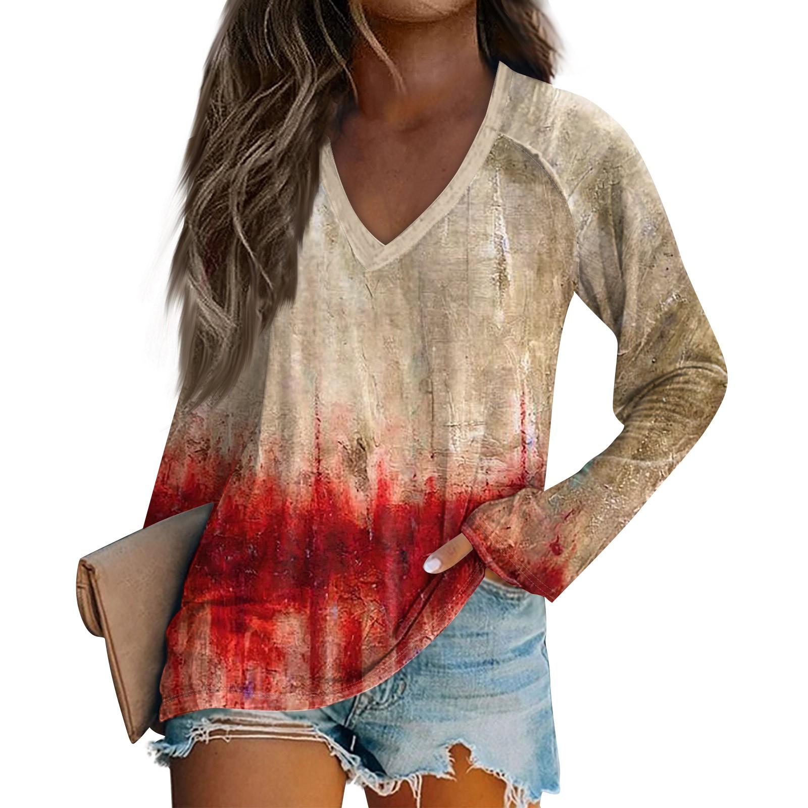 Женская футболка с длинным рукавом и V-образным вырезом с принтом на Хэллоуин, повседневные базовые топы XXL
Женская футболка с длинным рукавом и V-образным вырезом с принтом на Хэллоуин, повседневные базовые топы XXL