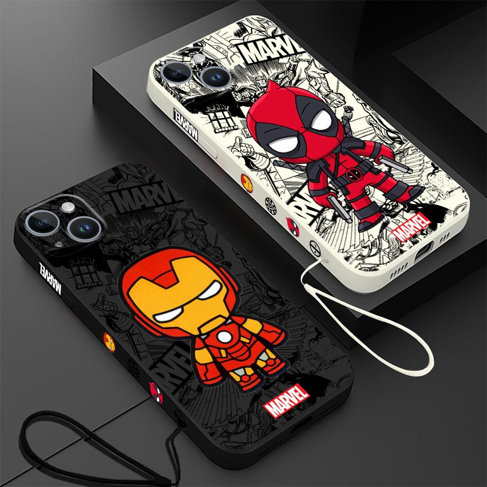 Мультяшный чехол Marvel Ironman Deadpool для iPhone 12 11 15 Plus X 7 8 13 Mini XR 14 Pro Max SE XS Мягкий Роскошный Чехол iPhone 7 8
Мультяшный чехол Marvel Ironman Deadpool для iPhone 12 11 15 Plus X 7 8 13 Mini XR 14 Pro Max SE XS Мягкий Роскошный Чехол iPhone 7 8