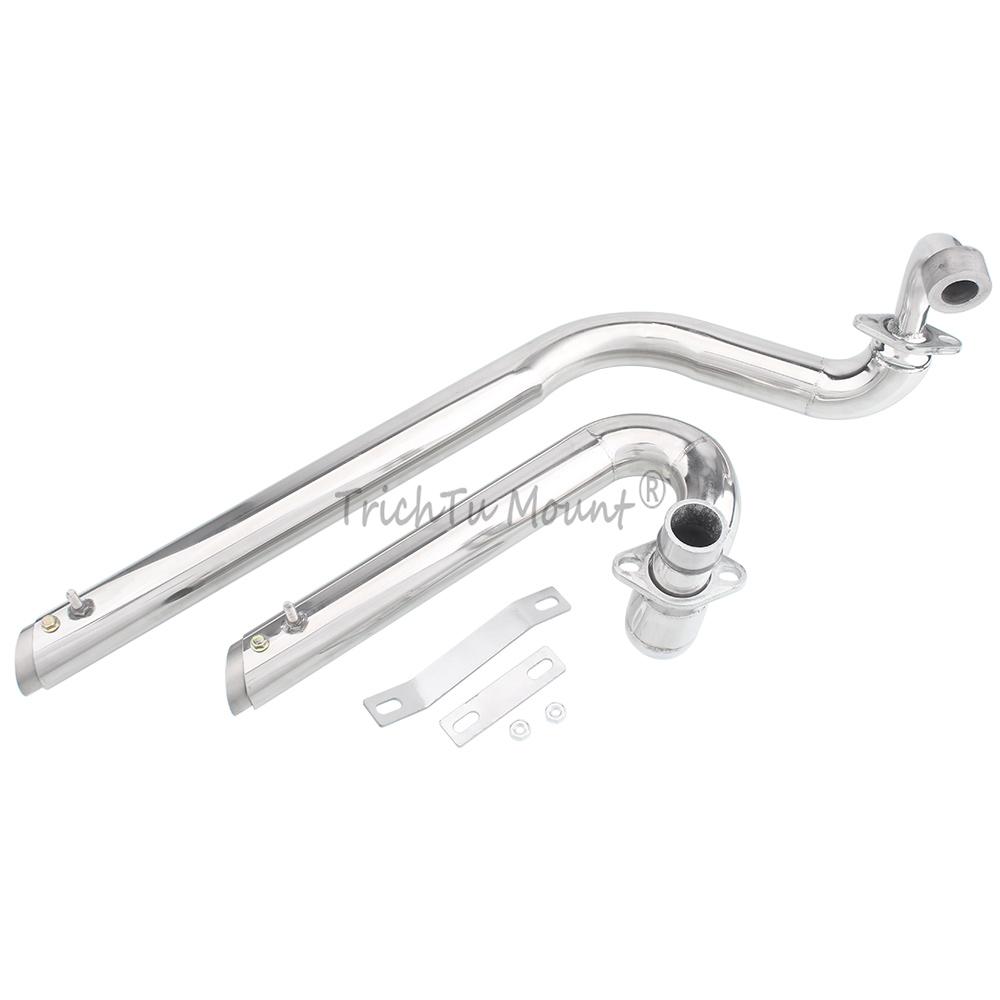 Motorcycle Part Exhaust Pipes Mufflers Steel Pipes Stainless Black For Yamaha Dragstar 650 400 V-Star 650 XVS650 XVS400
Motorcycle Part Exhaust Pipes Mufflers Steel Pipes Stainless Black For Yamaha Dragstar 650 400 V-Star 650 XVS650 XVS400