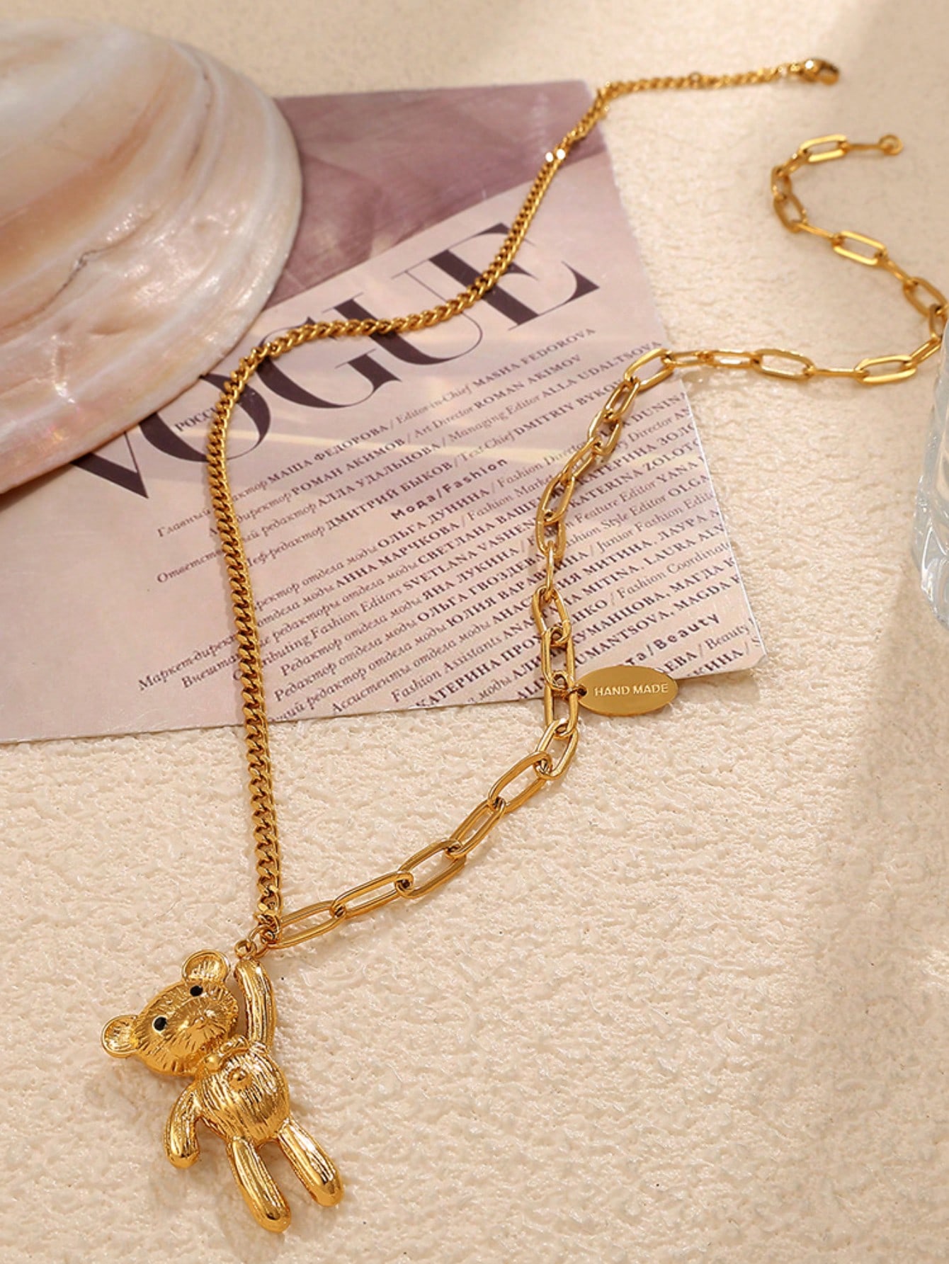 1 шт. Минималистичная цепочка на ключицу с медведем, Уникальный дизайн для женщин, Подходит для повседневной и праздничной носки
1 шт. Минималистичная цепочка на ключицу с медведем, Уникальный дизайн для женщин, Подходит для повседневной и праздничной носки