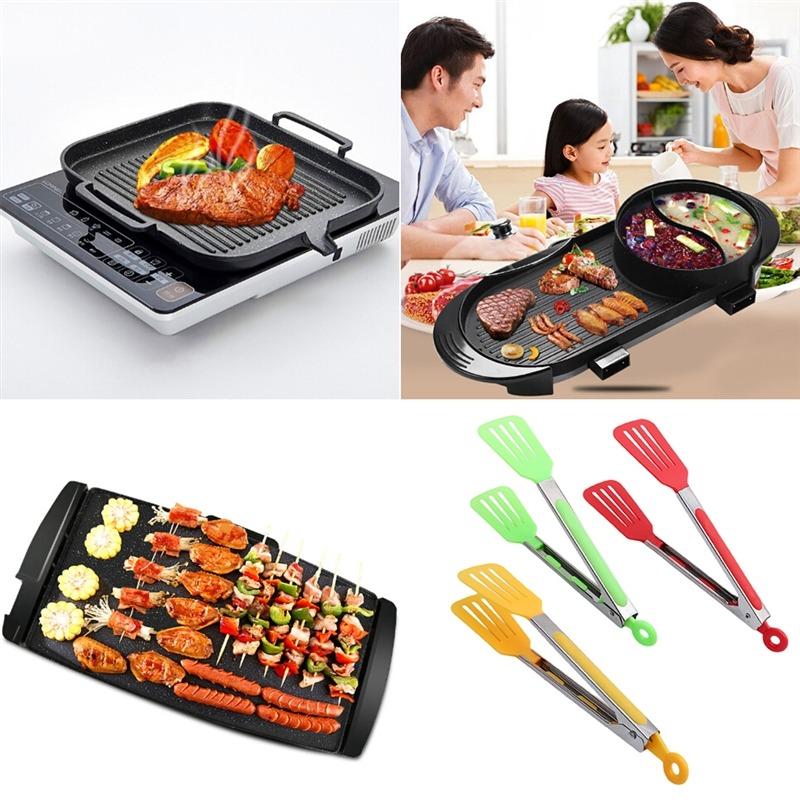 Гаджеты Нержавеющая сталь Приготовление барбекю Щипцы Non-Stick Салат 9 дюймов Нейлон Кухонный зажим
Гаджеты Нержавеющая сталь Приготовление барбекю Щипцы Non-Stick Салат 9 дюймов Нейлон Кухонный зажим