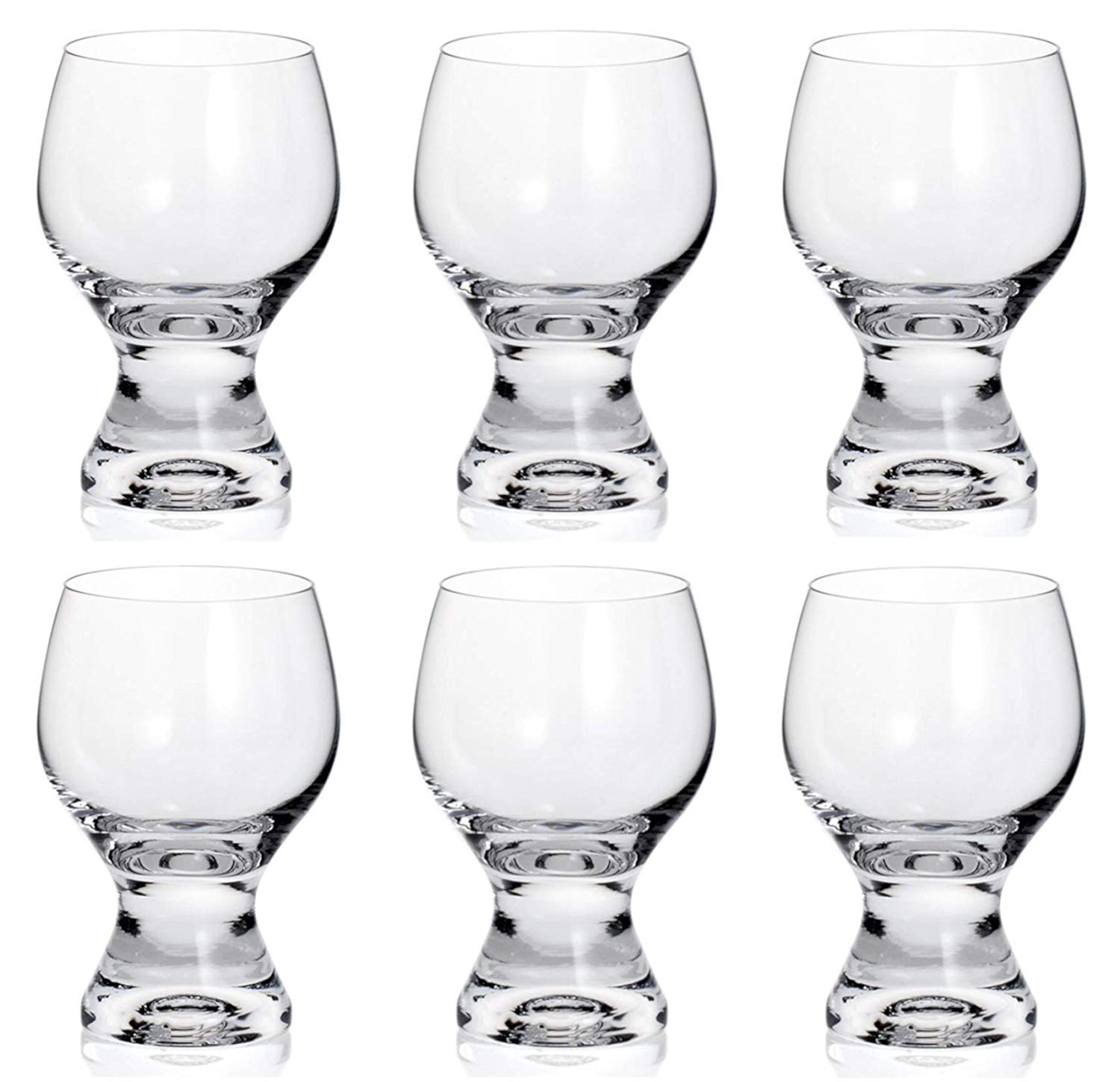 Bohemian Glass Gina Glass Wine Glasses, 190ml, Set of 6, 40159-190-6, Dishwasher Safe, Crystallex
Bohemian Glass Gina Glass Wine Glasses, 190ml, Set of 6, 40159-190-6, Dishwasher Safe, Crystallex