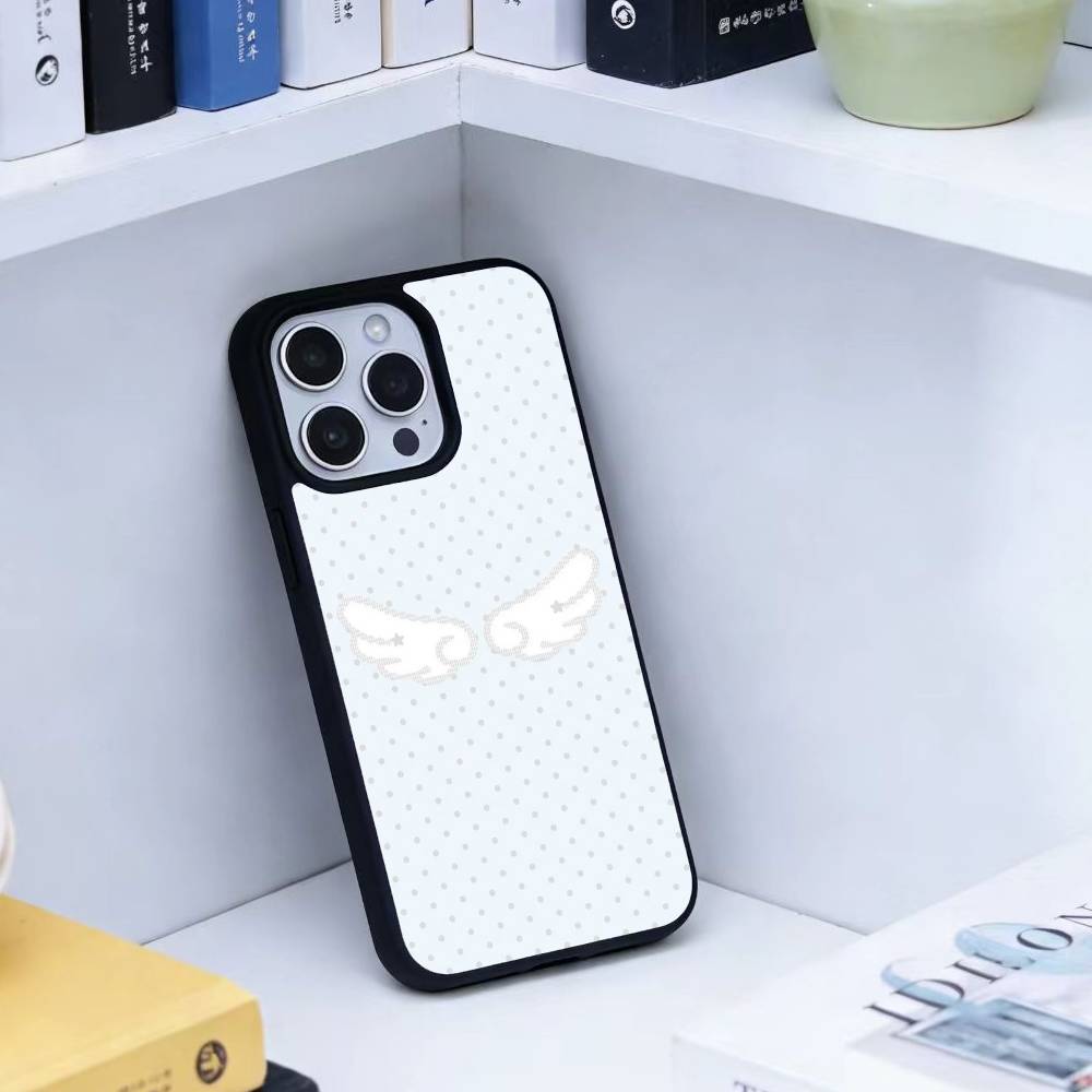 Модный милый корейский чехол для телефона с ангельскими крыльями для iPhone 17, 16, 15, 14, 13 Plus, Pro Max, магнитный для беспроводной зарядки Magsafe iPhone17Promax
Модный милый корейский чехол для телефона с ангельскими крыльями для iPhone 17, 16, 15, 14, 13 Plus, Pro Max, магнитный для беспроводной зарядки Magsafe iPhone17Promax