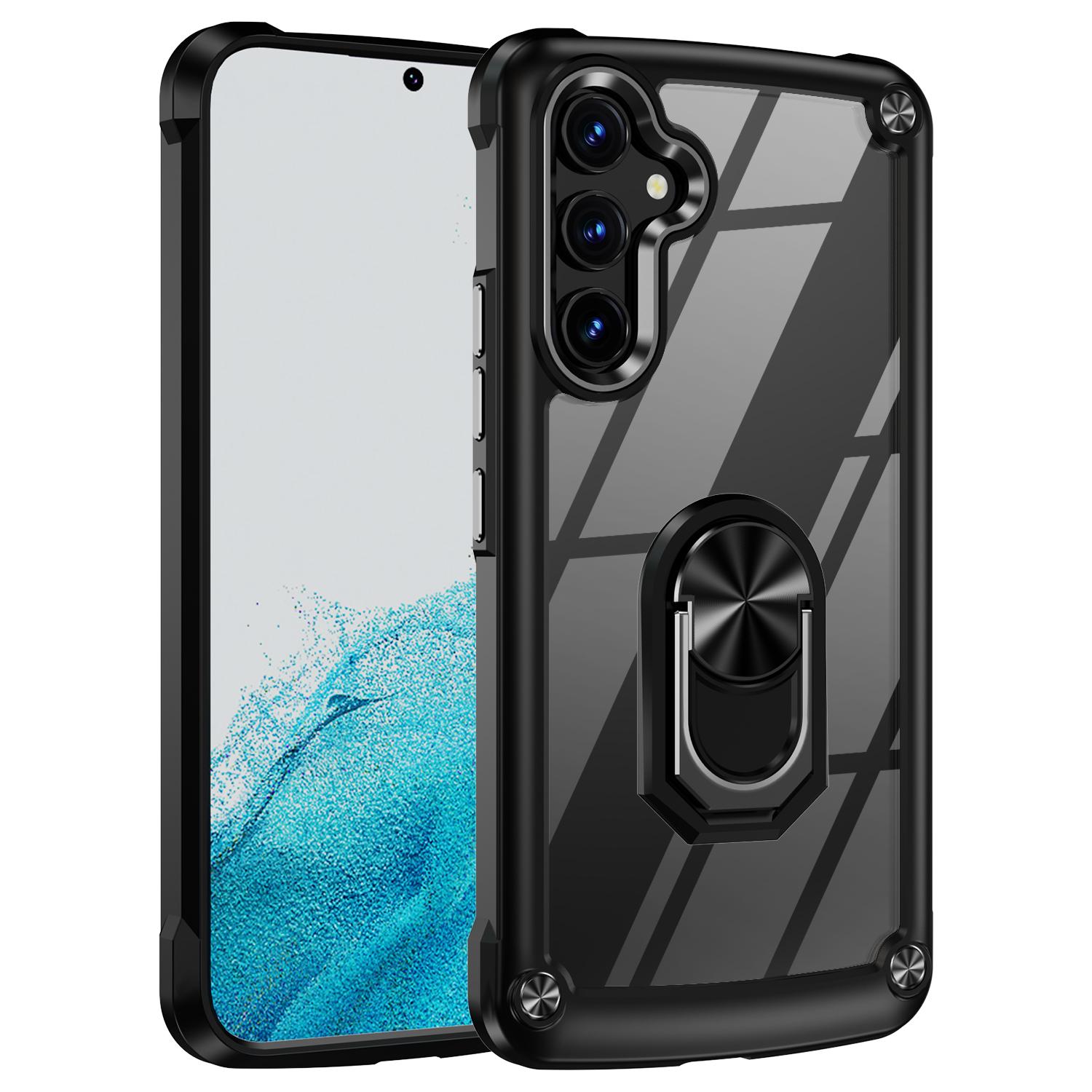 For Samsung Galaxy A54 5G Ring Kickstand Phone Case Alloy Lens Frame PC+TPU Protective Cover Blue
For Samsung Galaxy A54 5G Ring Kickstand Phone Case Alloy Lens Frame PC+TPU Protective Cover Blue