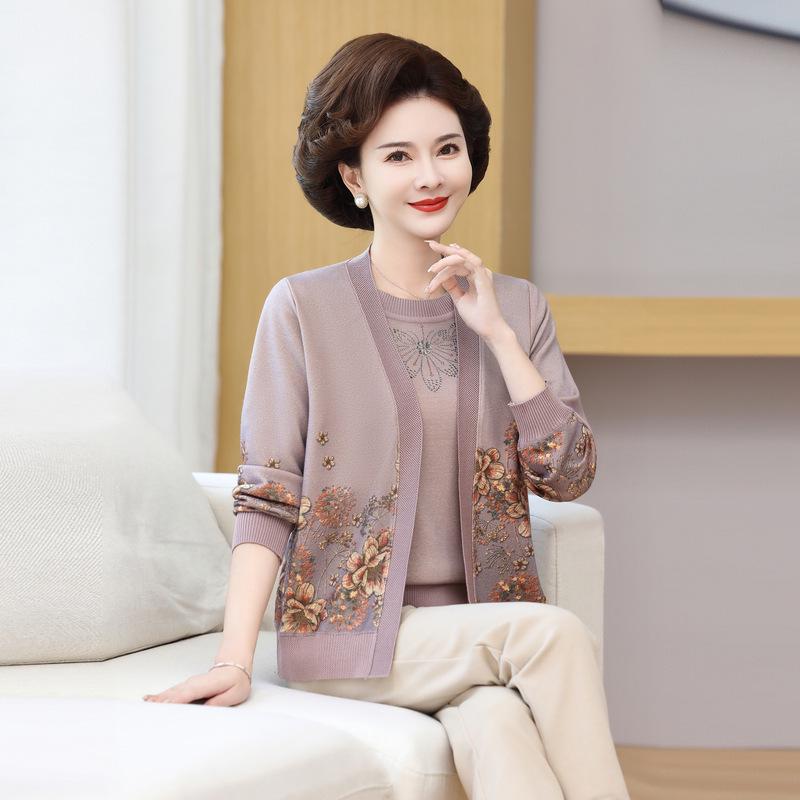 2026 Spring Printed Two-Piece Set: Stylish Top & Loose Cardigan for Middle-Aged & Elderly Women, Lightweight Jacket for Spring & Autumn. 2XL (recommended 110-120 jin) верблюд
2026 Spring Printed Two-Piece Set: Stylish Top & Loose Cardigan for Middle-Aged & Elderly Women, Lightweight Jacket for Spring & Autumn. 2XL (recommended 110-120 jin) верблюд
