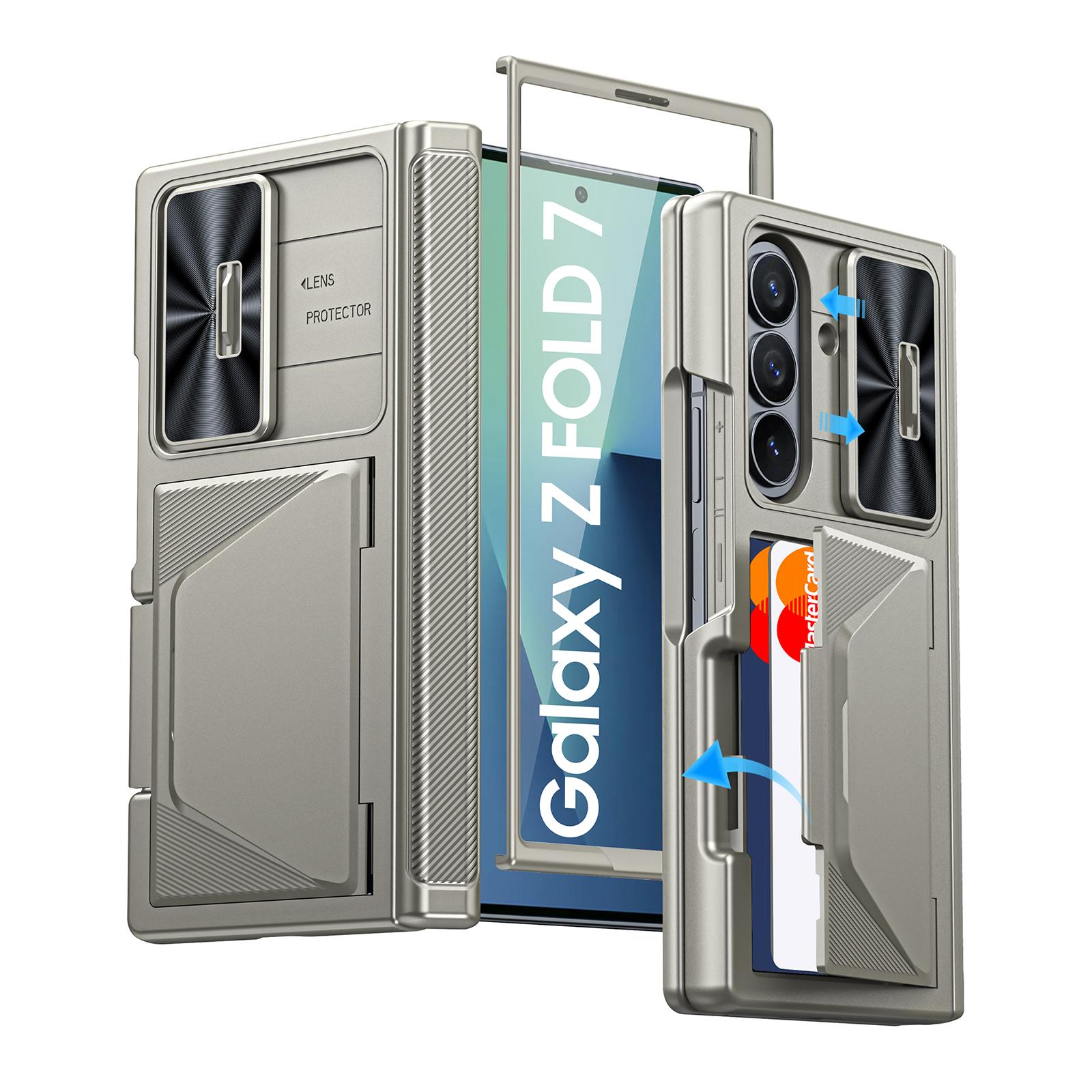 For Samsung Galaxy Z Fold 7 Case with Card Holder RFID Blocking,Built in Slide Lens Cover&Hinge Protection&Screen Protector,Wallet Case-Blue
For Samsung Galaxy Z Fold 7 Case with Card Holder RFID Blocking,Built in Slide Lens Cover&Hinge Protection&Screen Protector,Wallet Case-Blue