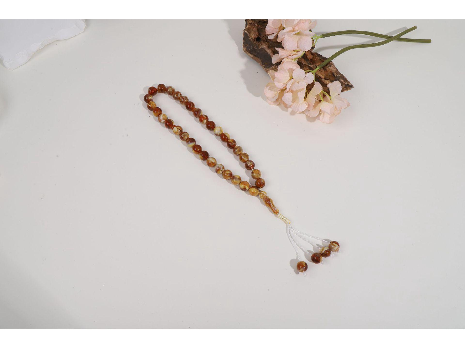 Hui Muslim 33-Bead Crystal Tasbih: Handmade Imitation Amber Rosary Bracelet хакі
Hui Muslim 33-Bead Crystal Tasbih: Handmade Imitation Amber Rosary Bracelet хакі
