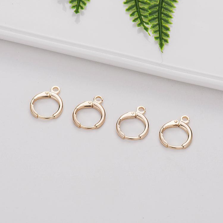 14K Gold Round Spring Ear Clips: Korean-Style Handmade Earrings, DIY Jewelry Accessories, Semi-Finished Pendants H-1405
14K Gold Round Spring Ear Clips: Korean-Style Handmade Earrings, DIY Jewelry Accessories, Semi-Finished Pendants H-1405