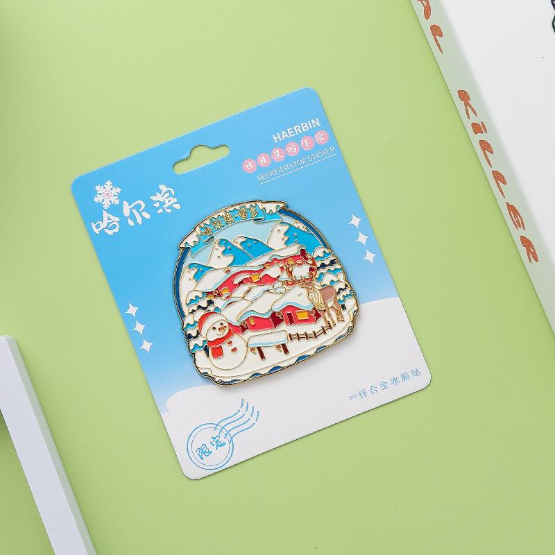 Металлический сувенирный магнит на холодильник с достопримечательностью «Мир льда и снега в Харбине»
Металлический сувенирный магнит на холодильник с достопримечательностью «Мир льда и снега в Харбине»