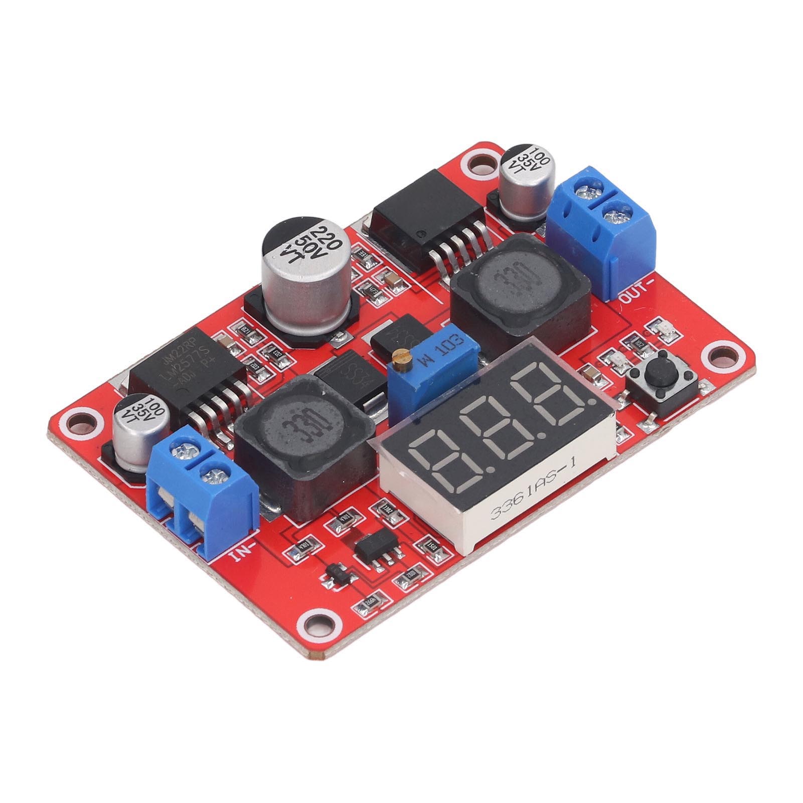 Boost Buck Module DC to DC Automatic Voltage Converter Adjustable Power Supply with Voltmeter
Boost Buck Module DC to DC Automatic Voltage Converter Adjustable Power Supply with Voltmeter