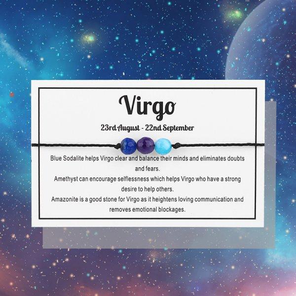 Handmade 12 Constellation Sign Natural Stone Bracelet for Women Aries Leo Hand Braid Cardstock Bracelet Jewelry Birthday Gift
Handmade 12 Constellation Sign Natural Stone Bracelet for Women Aries Leo Hand Braid Cardstock Bracelet Jewelry Birthday Gift